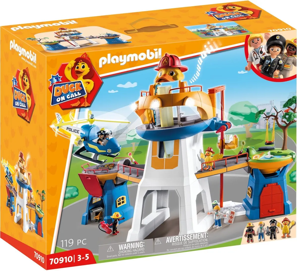 Playmobil Duck on Call Hoofdkwartier 70910