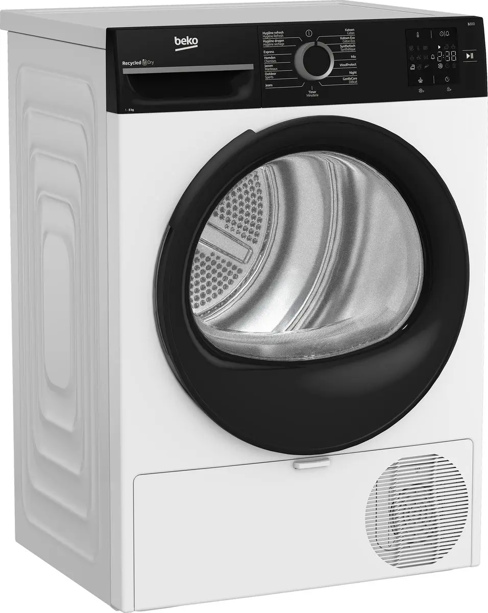 Beko BM3T3824BC Wasdroger 8kg - Wit - afbeelding 6 van 6