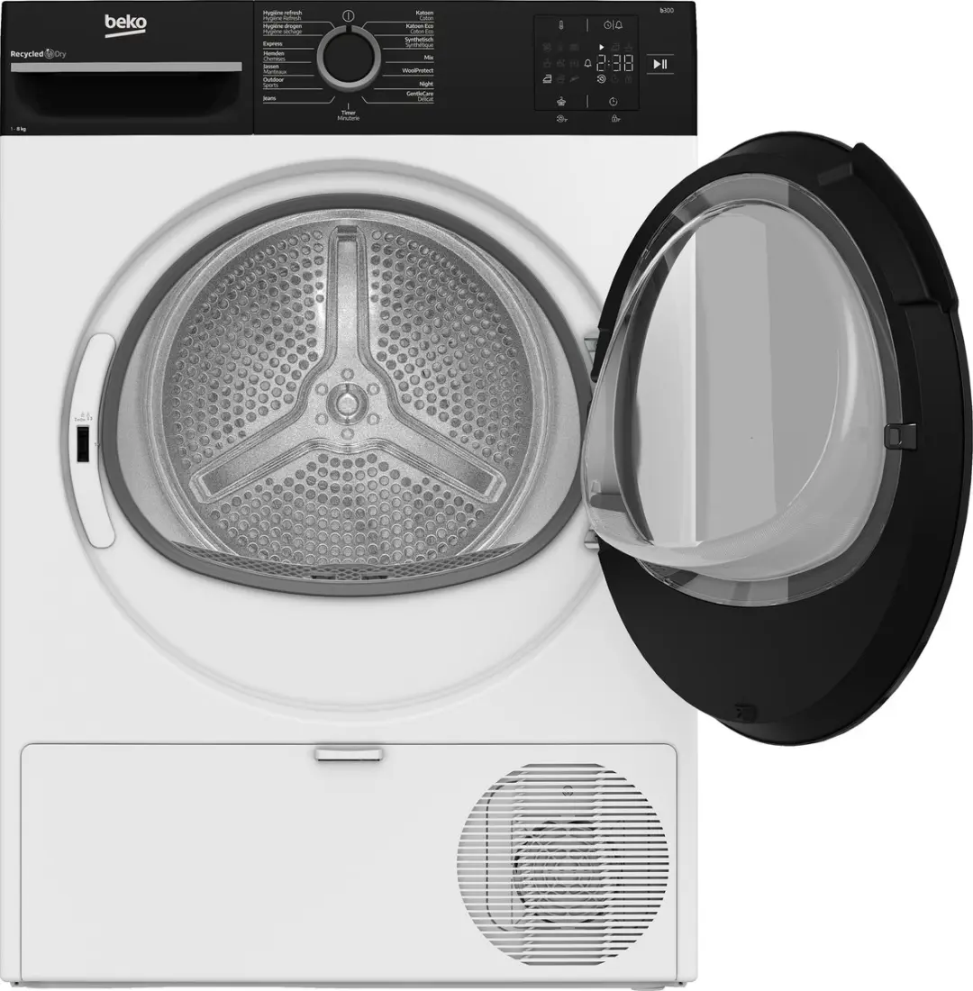 Beko BM3T3824BC Wasdroger 8kg - Wit - afbeelding 5 van 6