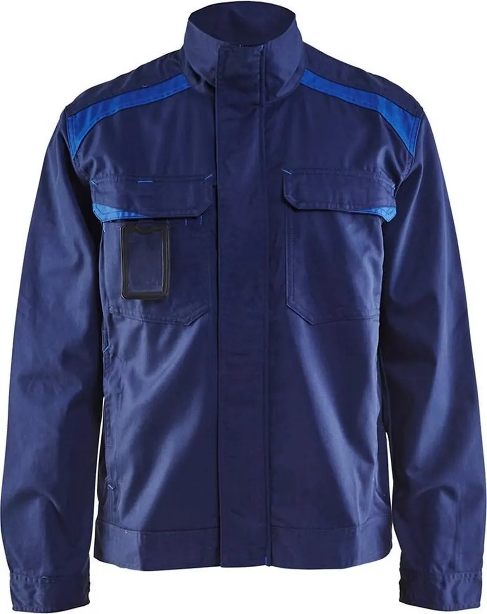 Blåkläder 4054-1210 Industriejack Ongevoerd Marineblauw/Korenblauw maat XXL