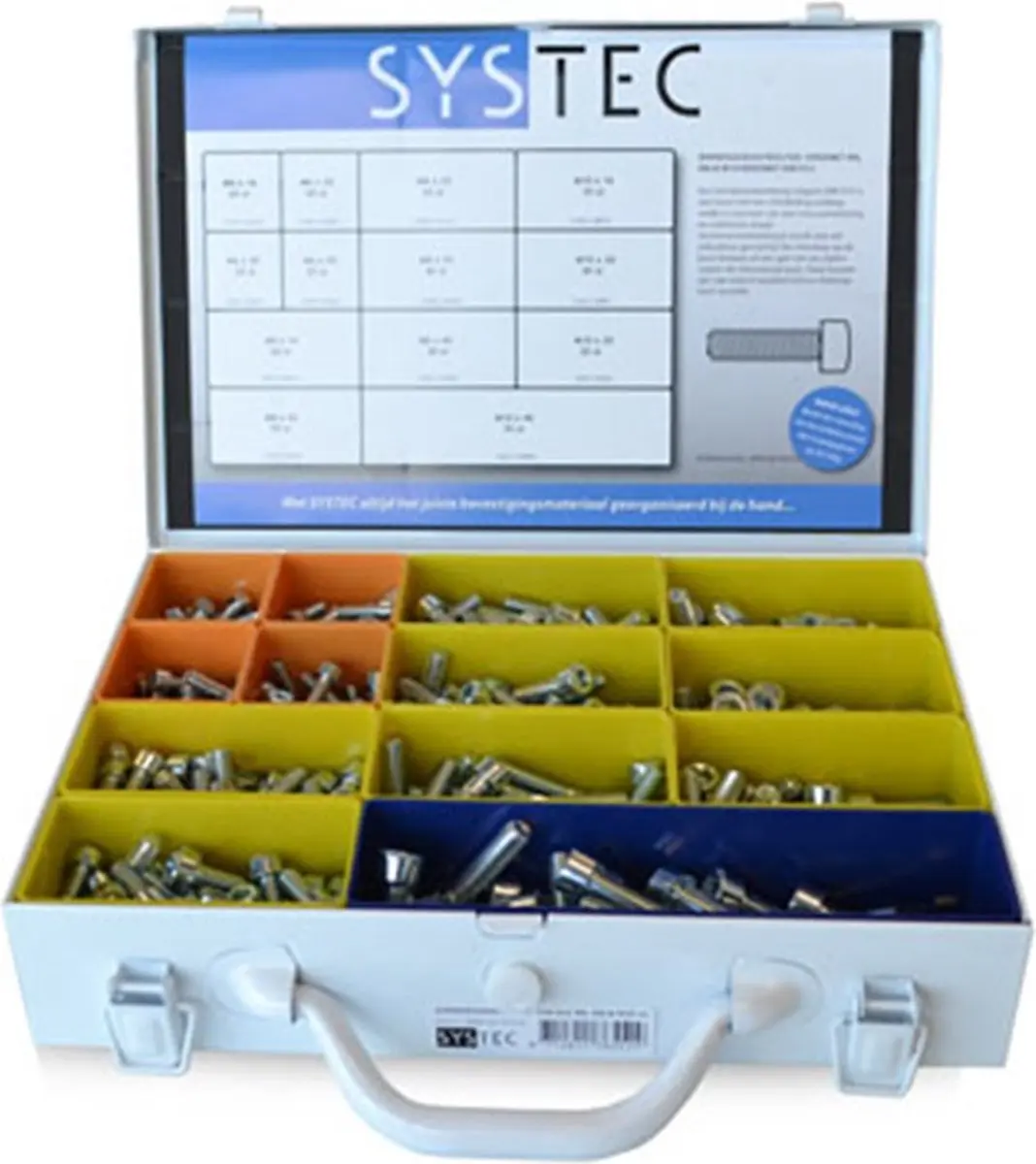 SYSTEC assortimentskoffer binnenzeskantbouten