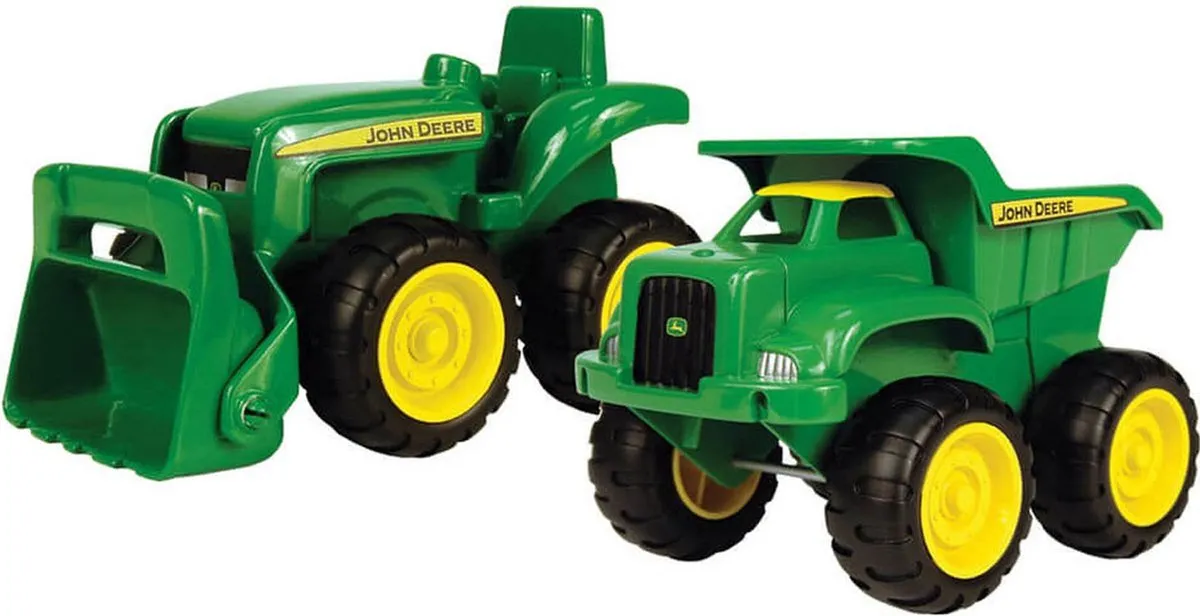 Tomy John Deere Kiepwagen & Graafmachine Speelset B35874