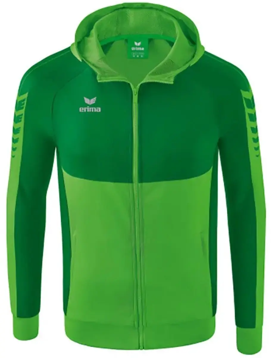 Erima Six Wings Trainingsjack Heren - L - Groen - afbeelding 6 van 6