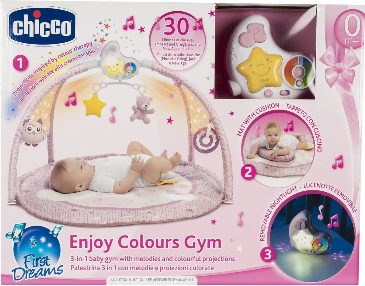 Chicco Baby Gym Kleurenplezier Roze