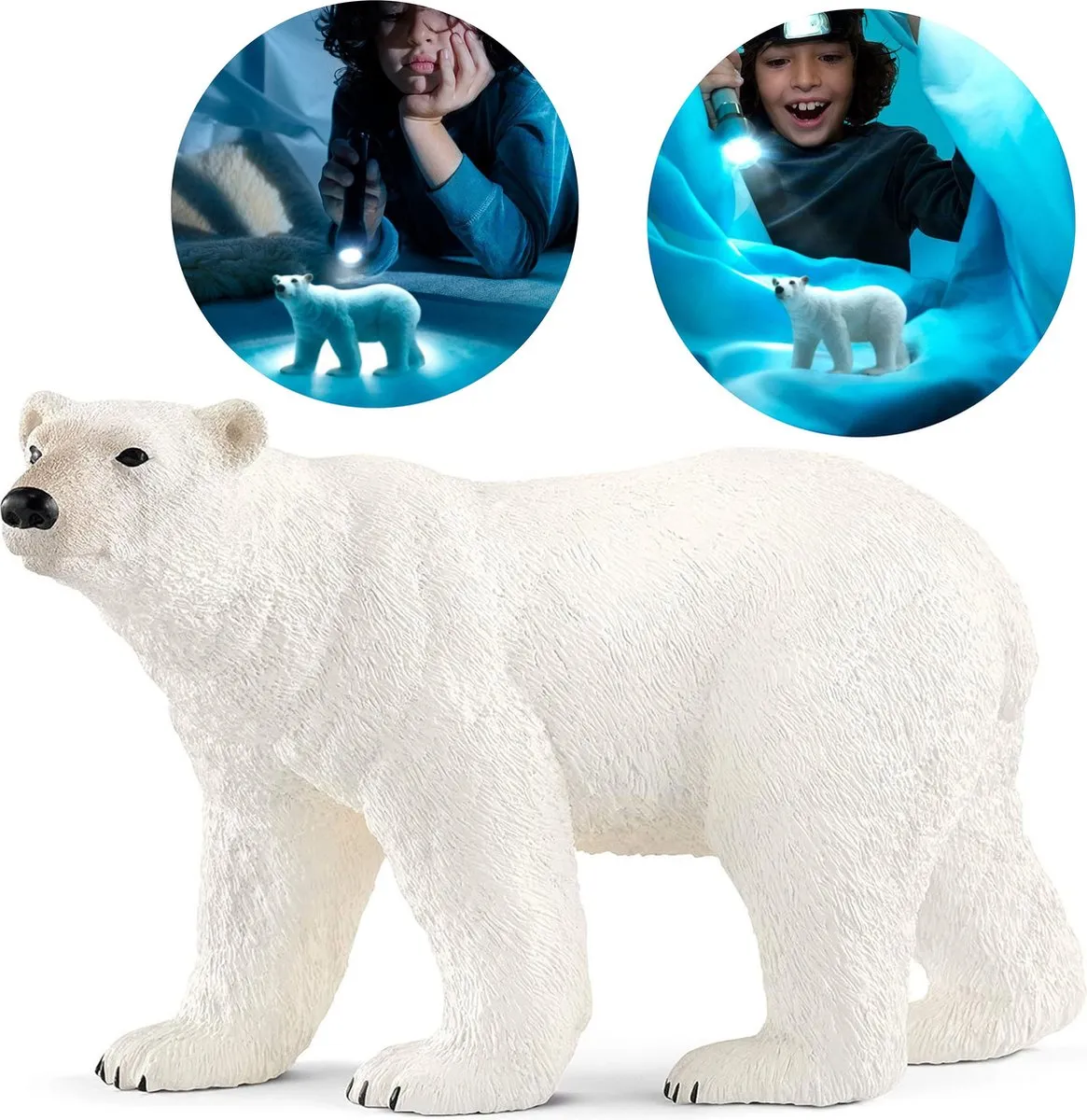 Schleich IJsbeer Speelfiguur 14800 - Wit