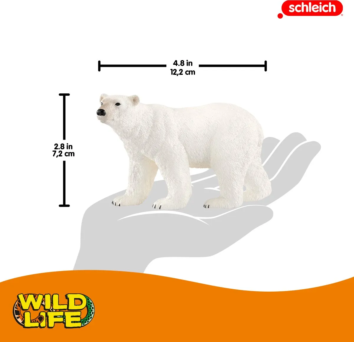 Schleich IJsbeer Speelfiguur 14800 - Wit