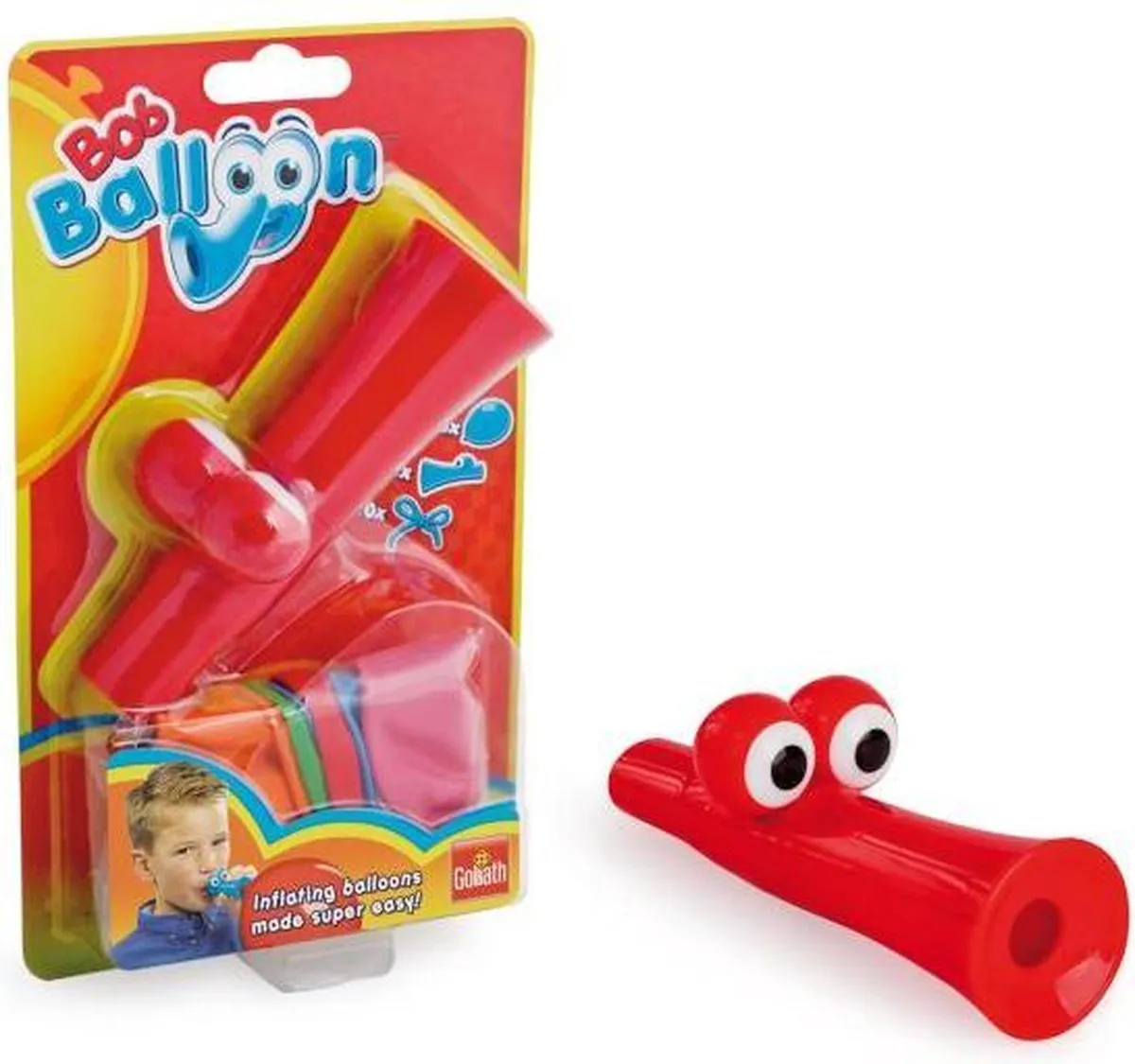 Goliath Bob Balloon Pocket - 10 Stuks Rood