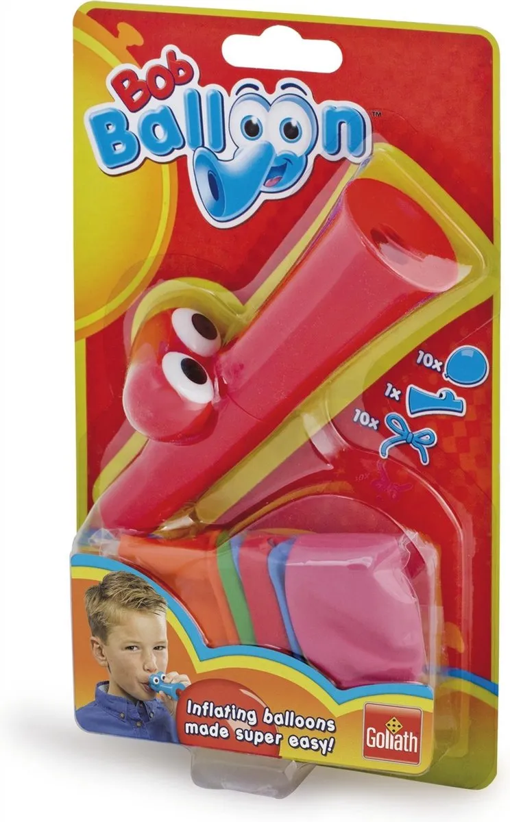 Goliath Bob Balloon Pocket - 10 Stuks Rood