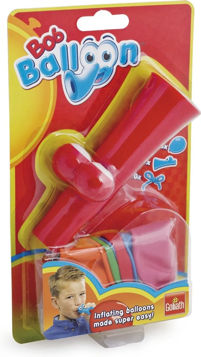 Goliath Bob Balloon Pocket - 10 Stuks Rood