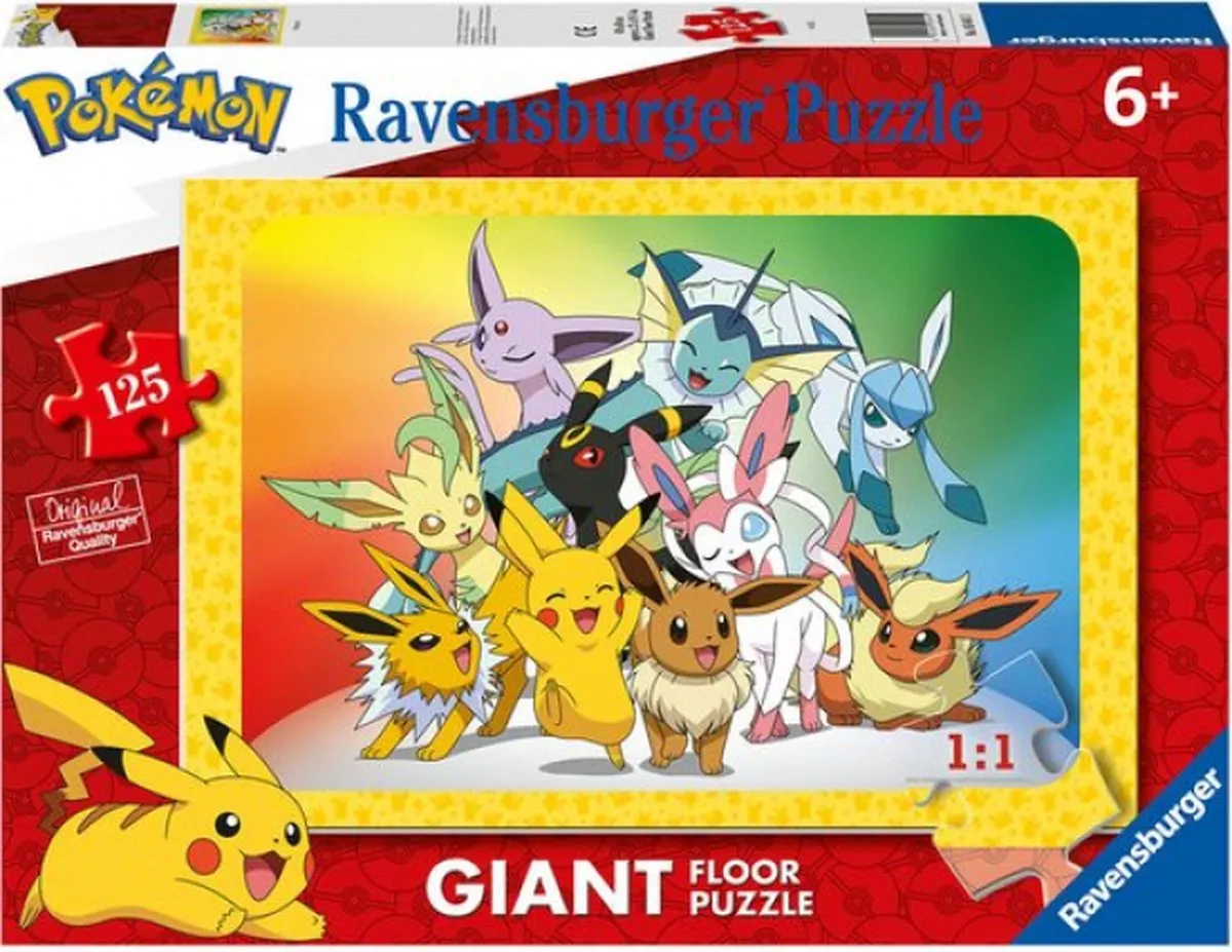 Ravensburger Pokémon Puzzel 125 Stuks 69x49cm