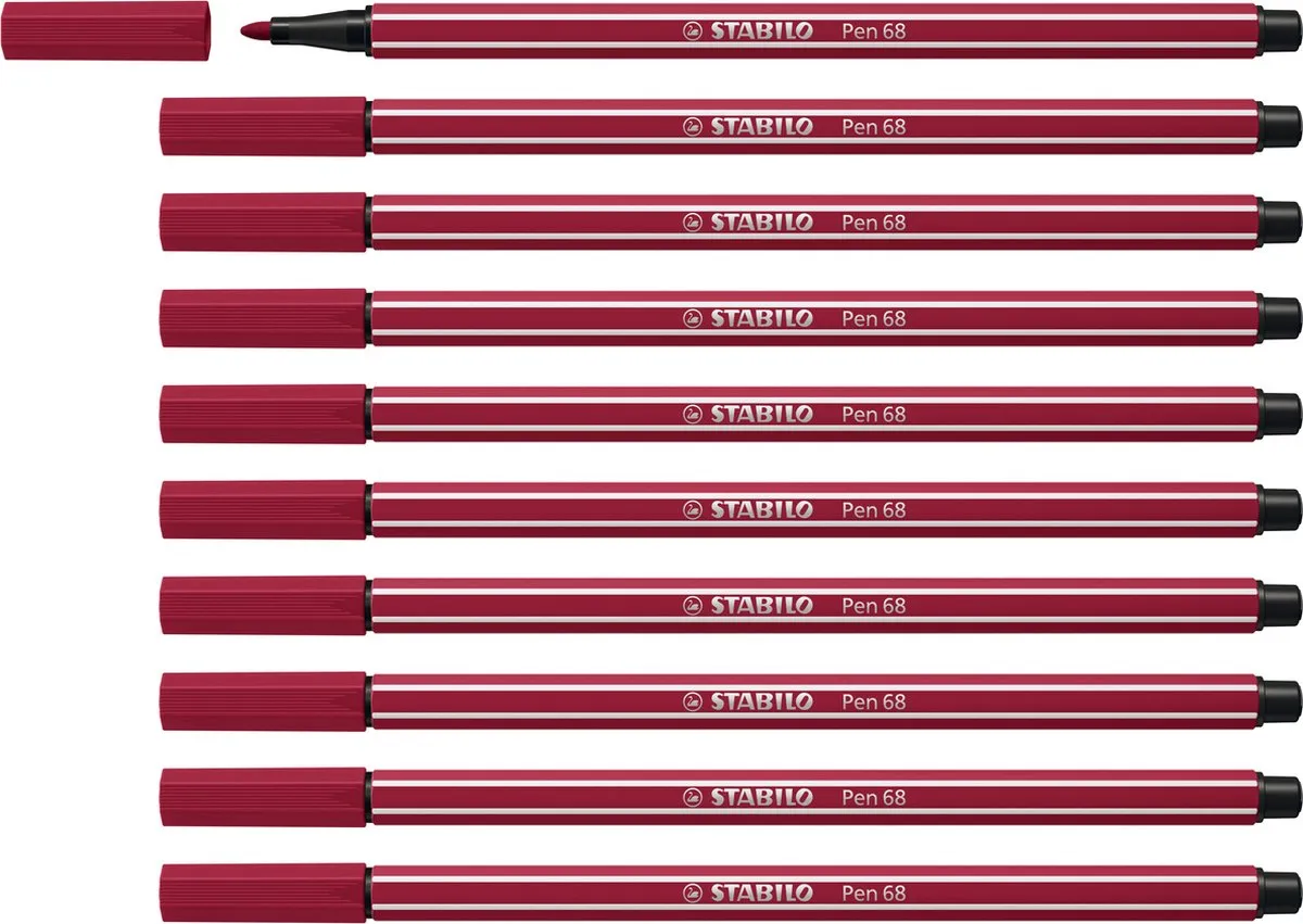 STABILO Pen 68 Heide Paars Viltstift