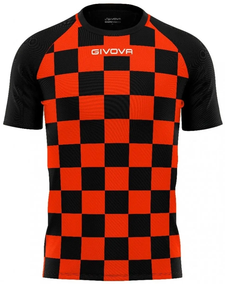 Sportshirt Givova Dama Oranje-zwart Rood - L