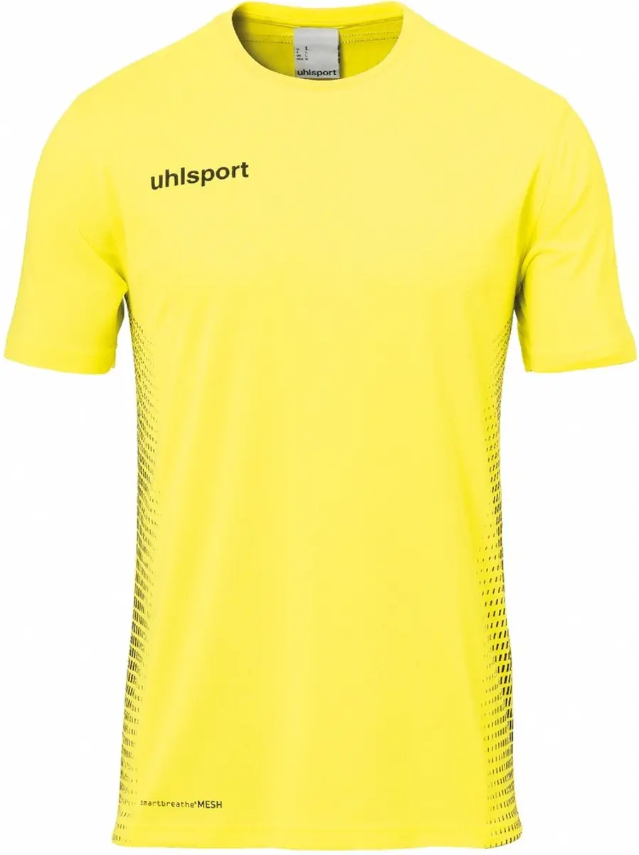 Uhlsport Score Sporttenue Heren Korte Mouw - Fluogeel/Zwart XL - afbeelding 5 van 6
