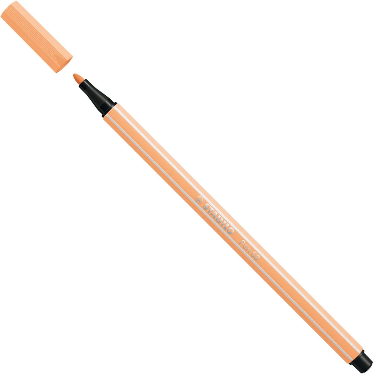 STABILO Pen 68/25 Viltstift - Pastel Oranje