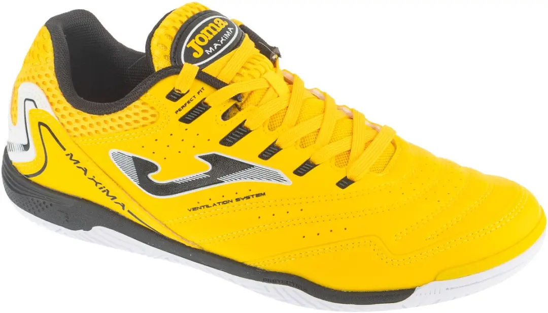 Joma Maxima 25 MAXW IN, Mannen, Geel, Indoorschoenen, maat: 42,5