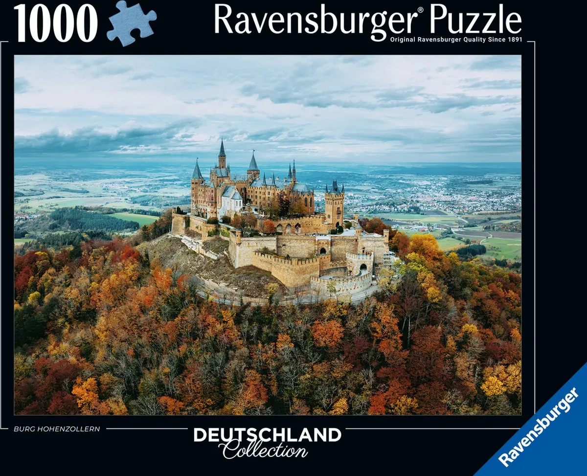 Ravensburger Burg Hohenzollern Legpuzzel 1000 Stuks - 12000791
