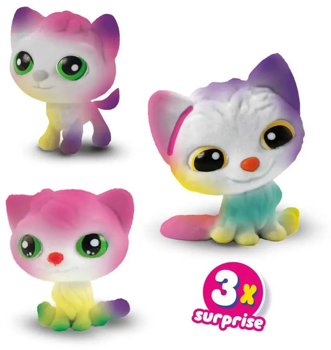 SES Creative Blow Airbrush Pens Kittens Surprise - 4 Pennen - 3 Katjes