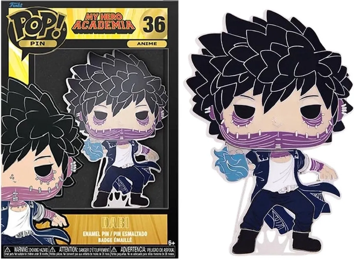 Funko My Hero Academia POP! Enamel Dabi Pin 10cm - Multicolor