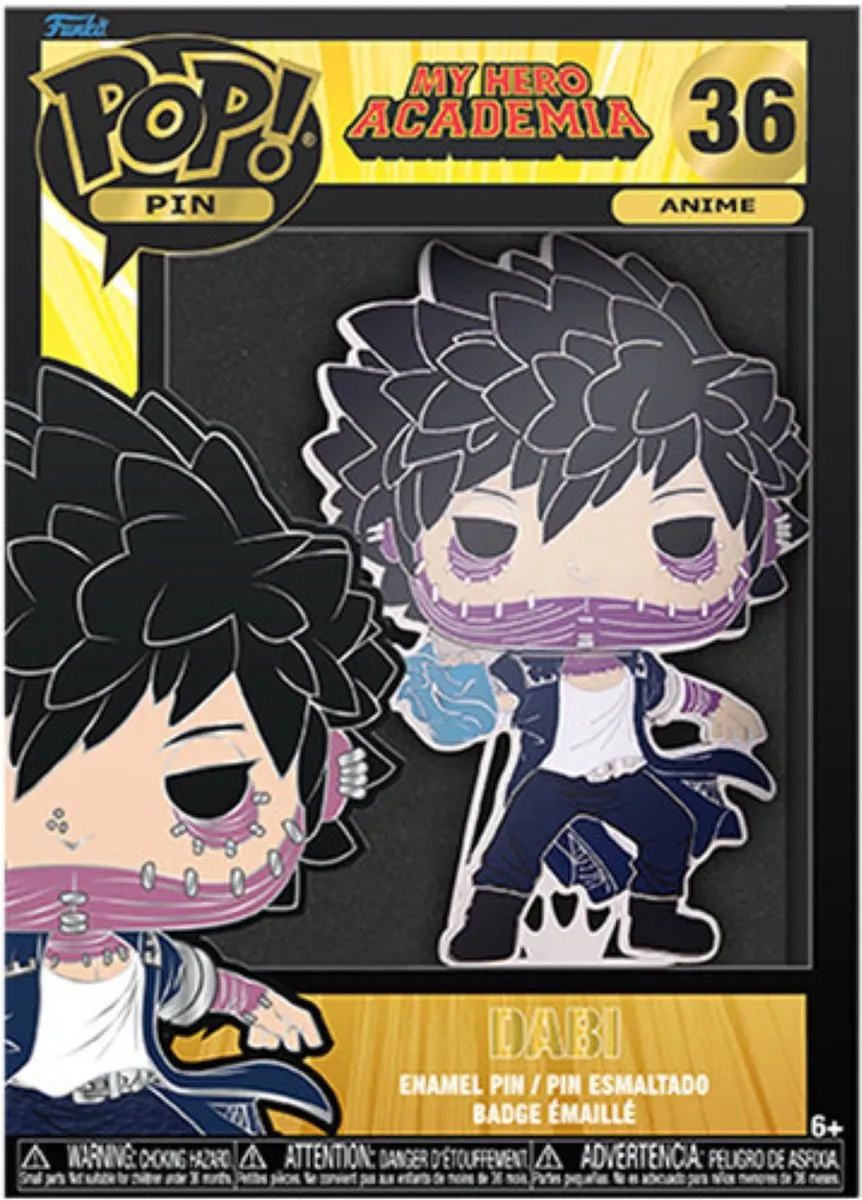 Funko My Hero Academia POP! Enamel Dabi Pin 10cm - Multicolor