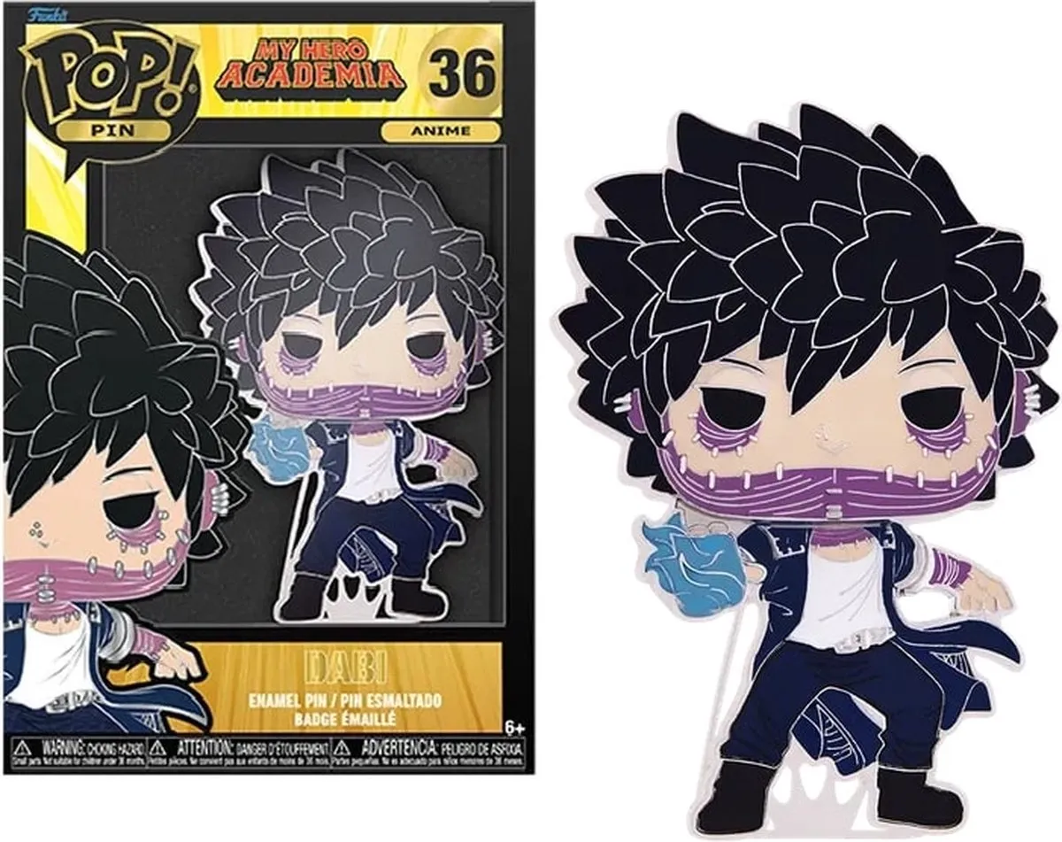Funko My Hero Academia POP! Enamel Dabi Pin 10cm - Multicolor