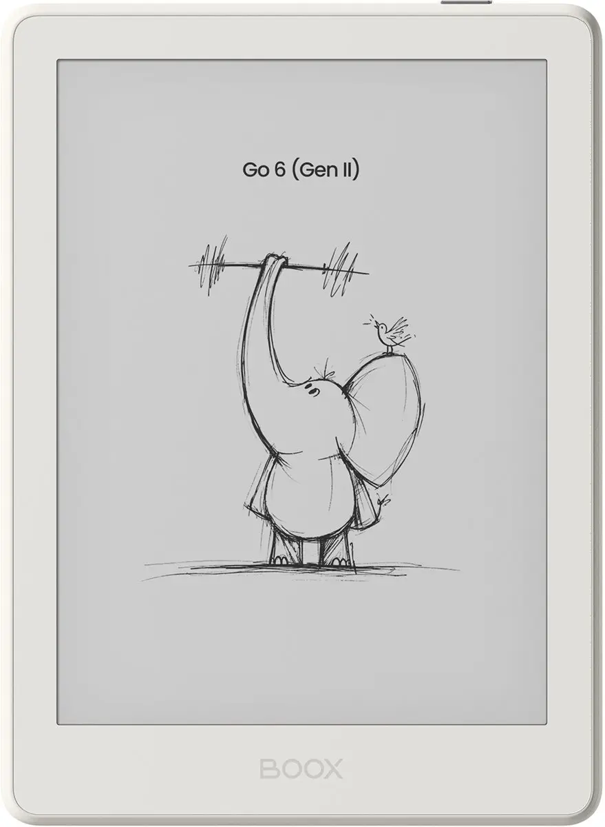 BOOX Go 6 Gen II e-Reader Schelp - 6" 300 PPI Android 32GB