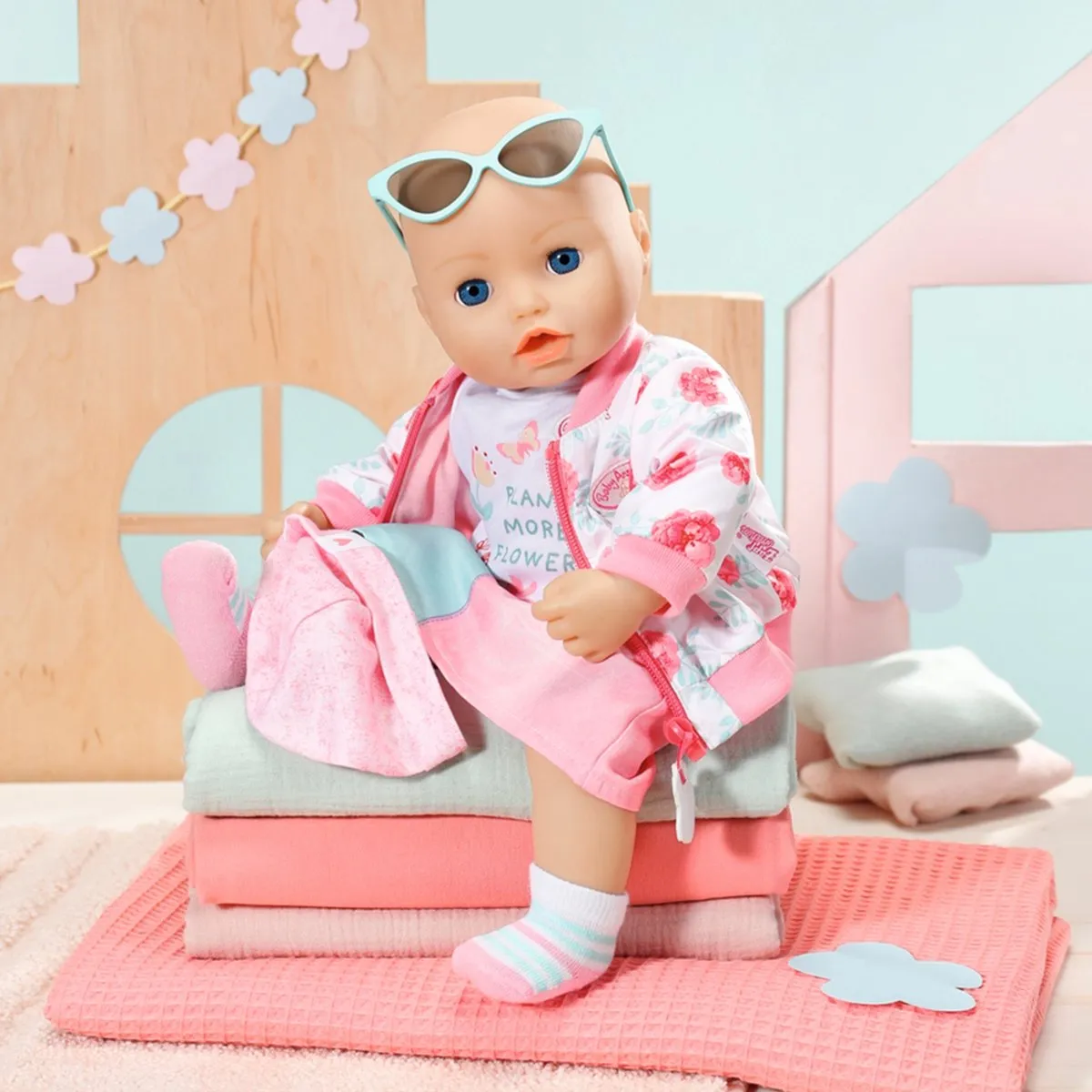 Baby Annabell Deluxe Kledingset 43cm - Multicolor