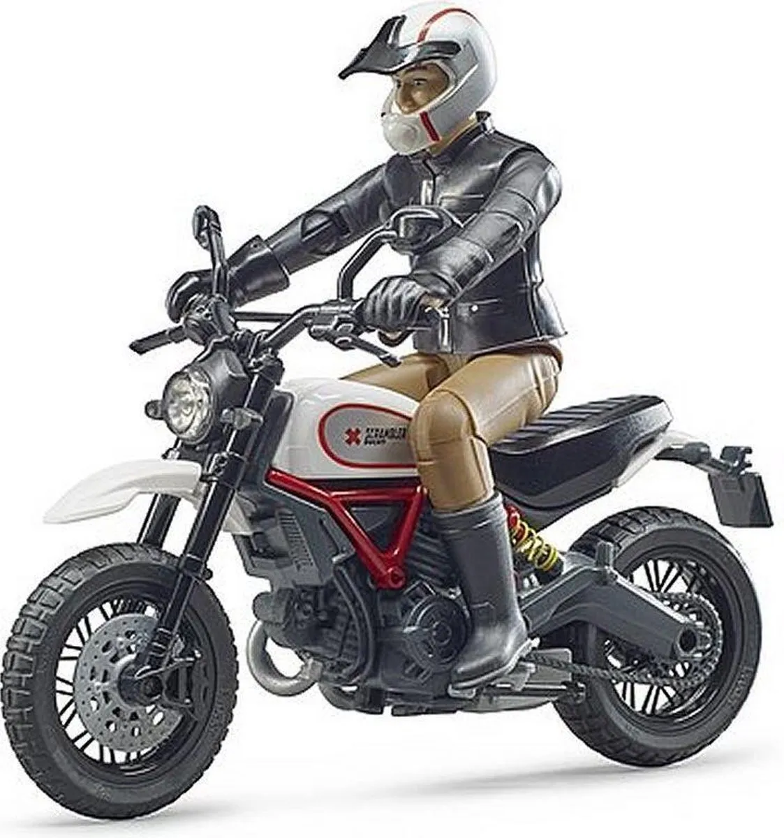 Bruder Ducati Desert Motorfiets BRUD124377 - Multicolor