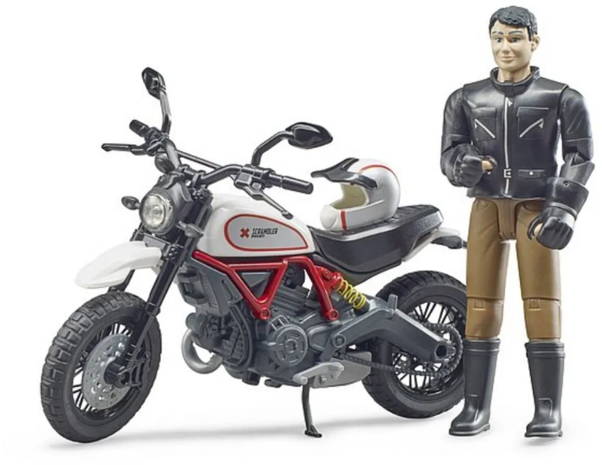 Bruder Ducati Desert Motorfiets BRUD124377 - Multicolor