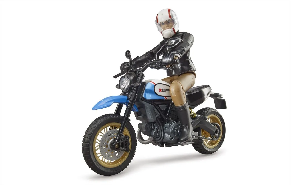 Bruder Ducati Desert Motorfiets BRUD124377 - Multicolor