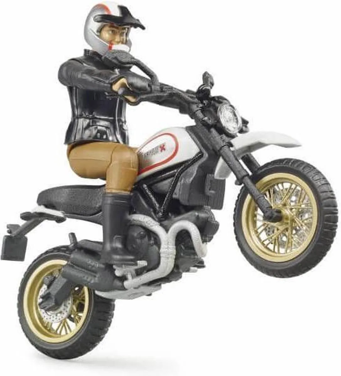 Bruder Ducati Desert Motorfiets BRUD124377 - Multicolor