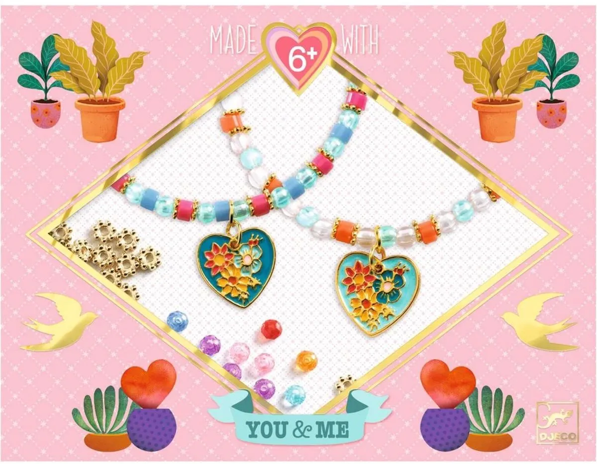 Djeco Heart Threading Armbandenset