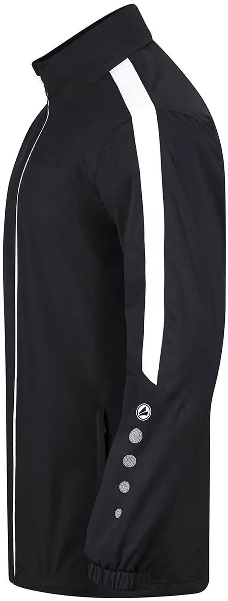 Jako Power Regenjas Senior L - Zwart/Wit