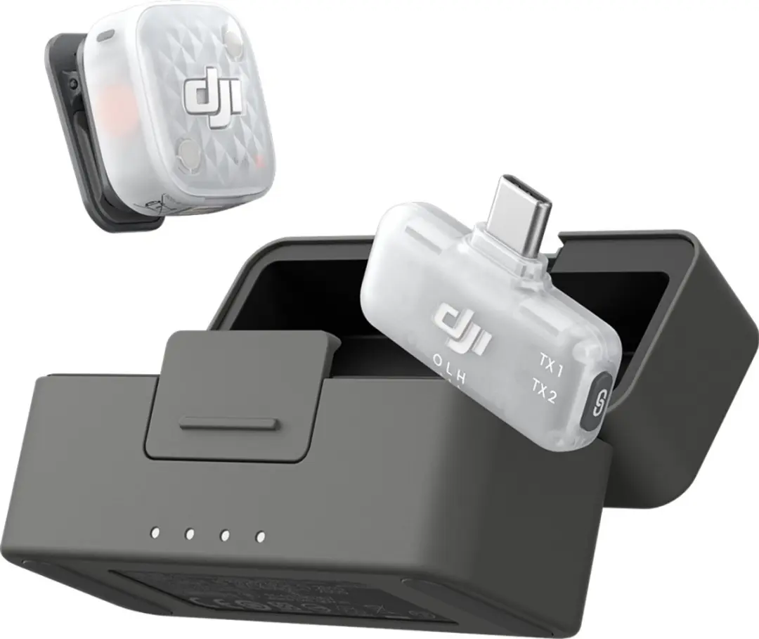 DJI Mic Mini 2S - 2 Stuks (1xTX+1xRX) - Zwart - afbeelding 4 van 5