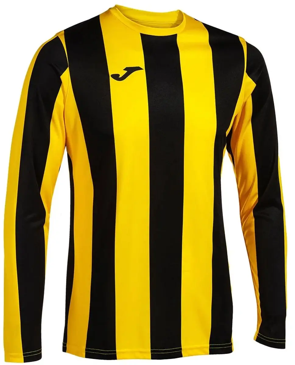 Joma Inter Classic T-shirt Lange Mouwen - Geel/Zwart 2XL
