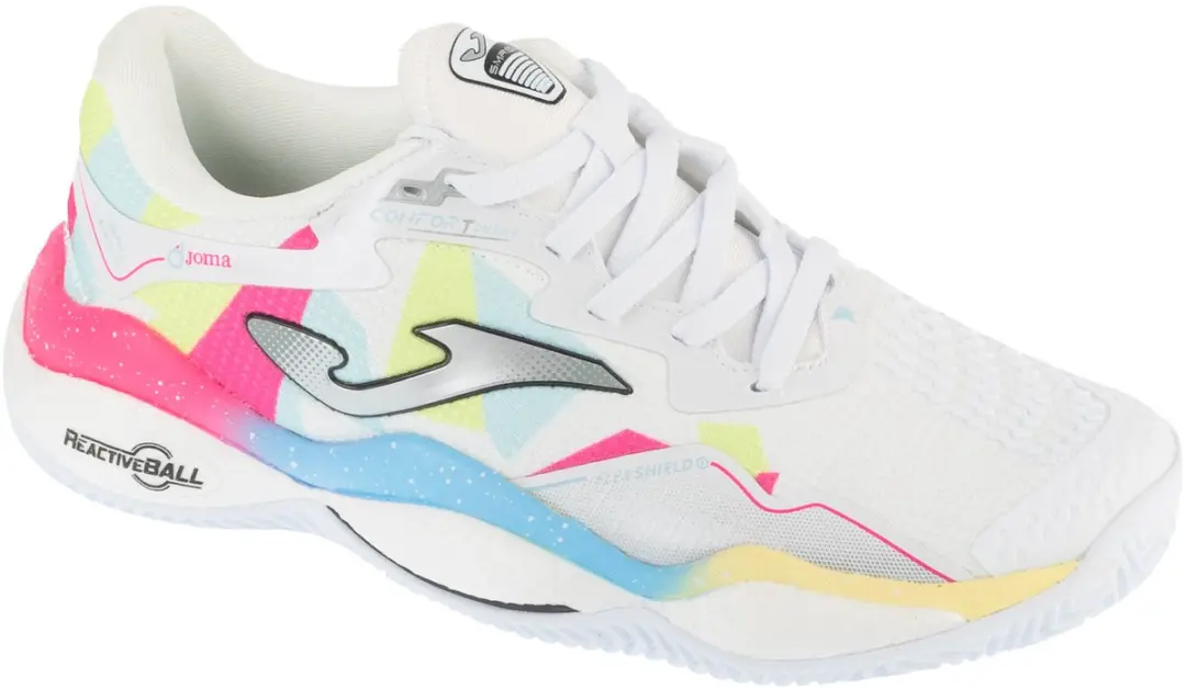Joma Smash Lady 25 TSMALW, Vrouwen, Wit, buty do padla, maat: 40,5