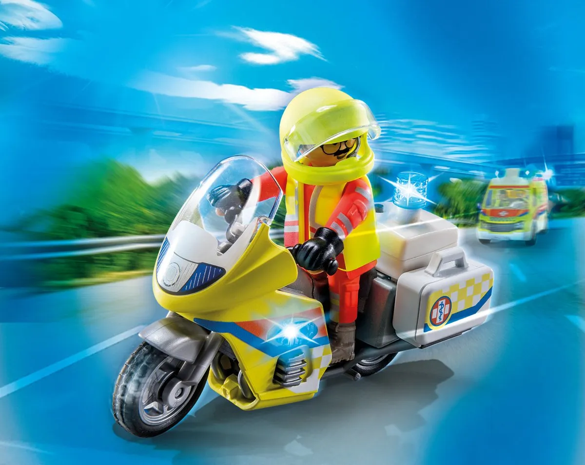 Playmobil City Life Noodmotorfiets 71205 - Multicolor - afbeelding 6 van 6