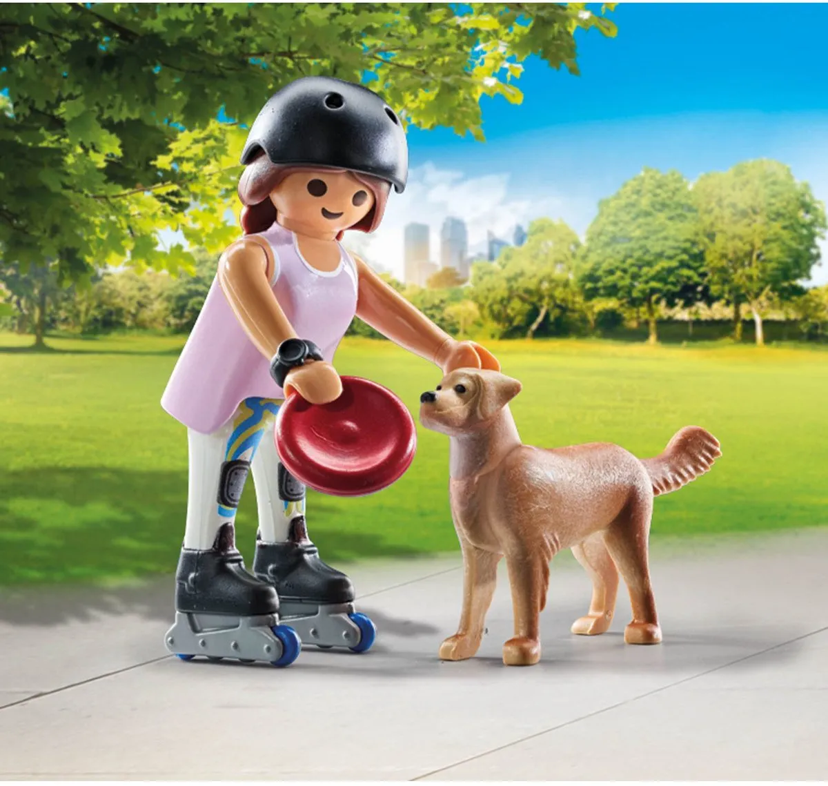 Playmobil My Life Schaatser met Retriever 71739 - Multicolor