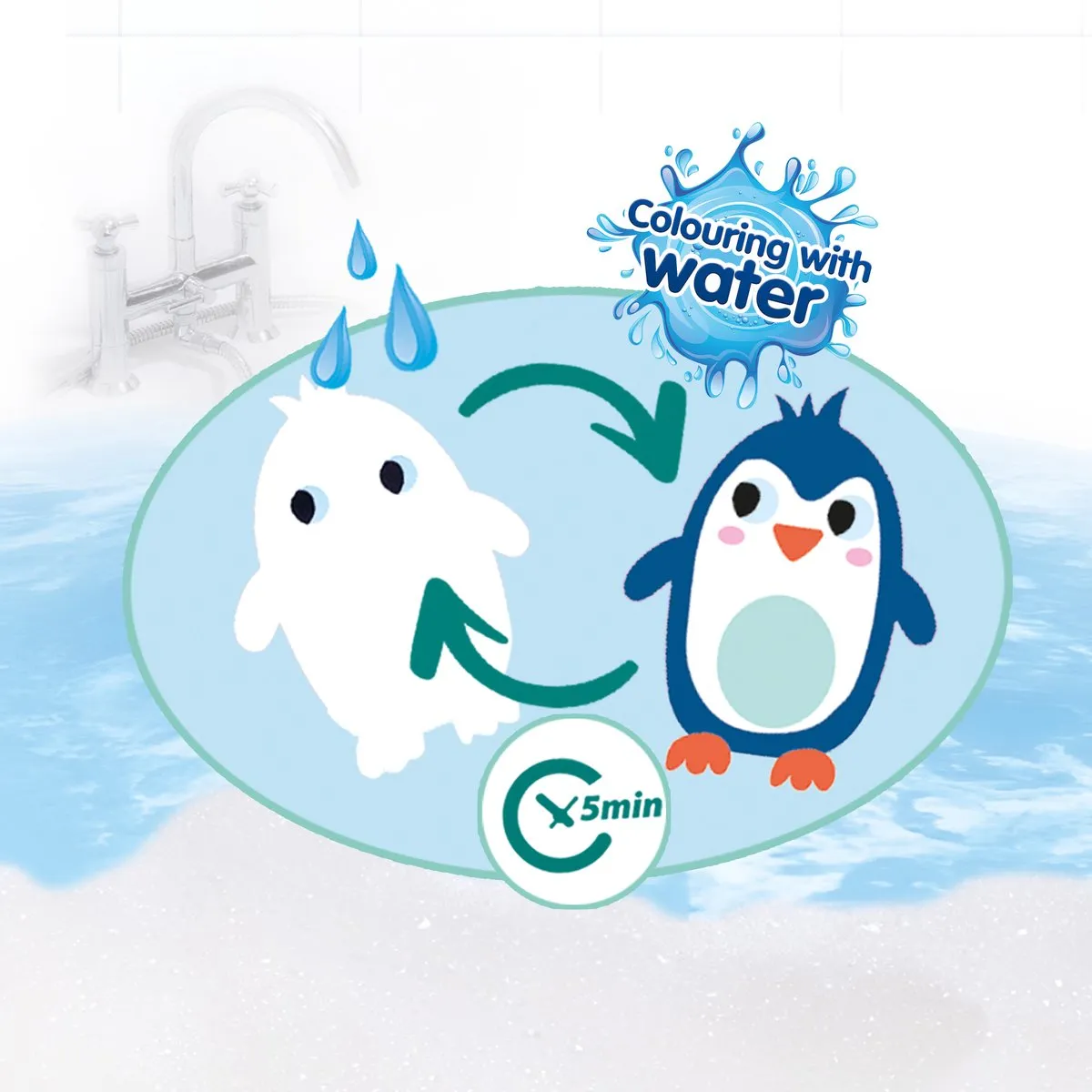 SES Creative Tiny Talents Badboek Kleuren met water 13056