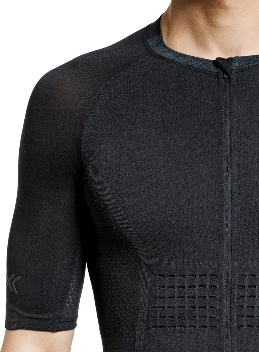 X-Bionic Xceed Ride Wielrenshirt Heren - S - Zand/Donkerzand - afbeelding 4 van 6