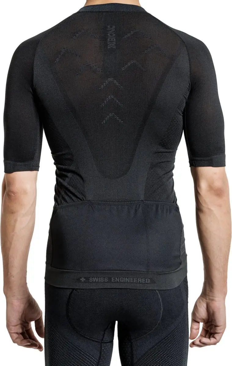 X-Bionic Xceed Ride Wielrenshirt Heren - S - Zand/Donkerzand - afbeelding 3 van 6