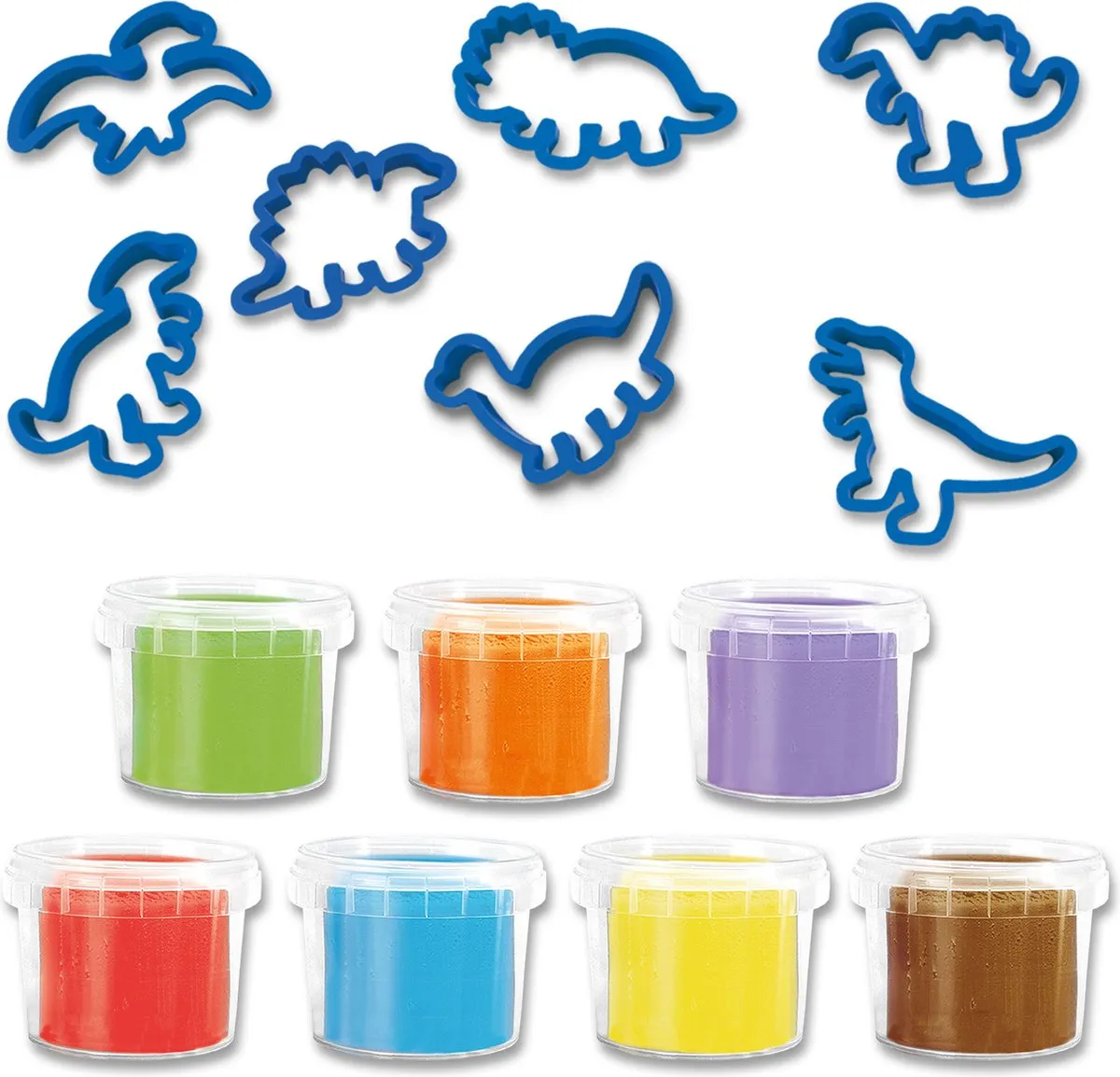 SES Creative Dino Klei Mega Set - 14 Stuks