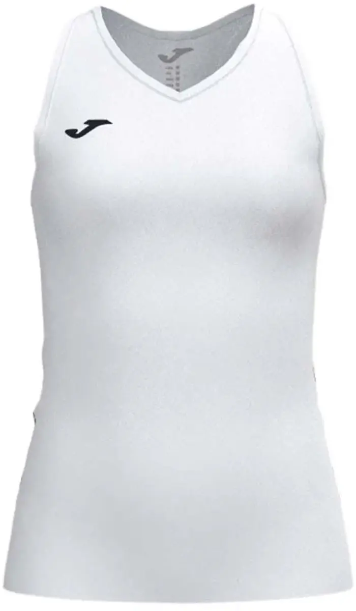 Joma Olimpiada Mouwloos T-shirt Wit S Vrouw