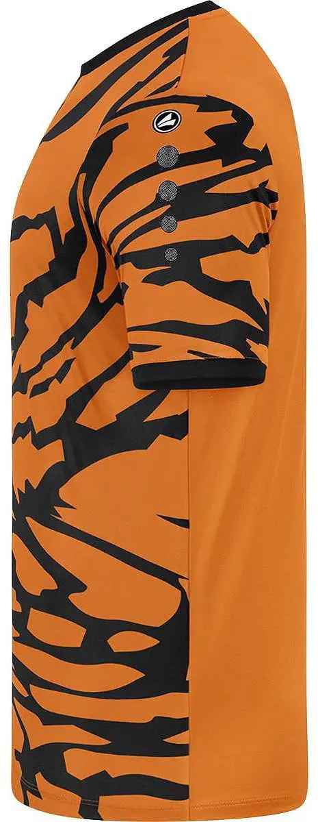 JAKO Animal Shirt Korte Mouw Kinderen 152 - Zwart/Fluo Oranje