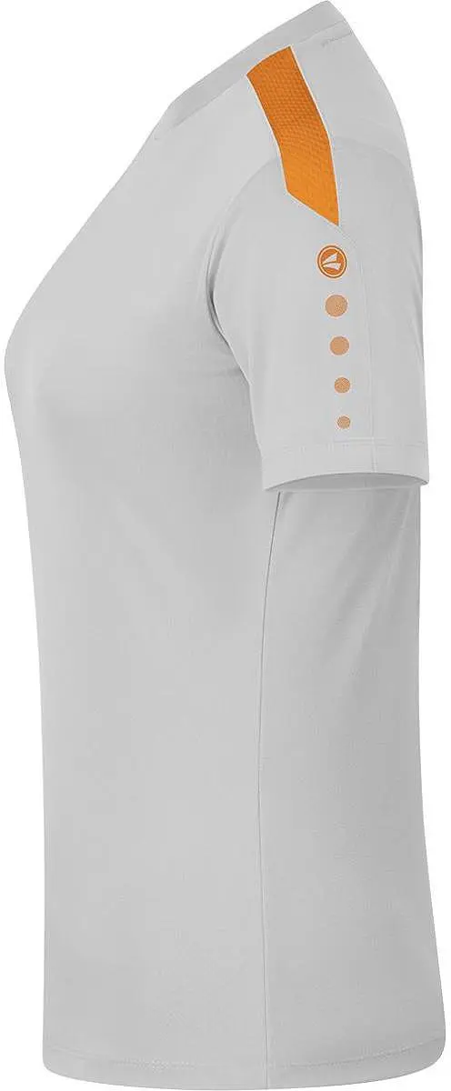 JAKO Power Shirt Dames - Fluoro Oranje/Zachtgrijs 40