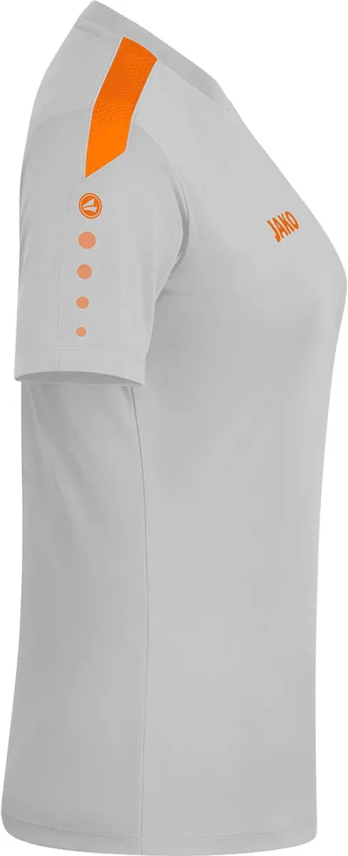 JAKO Power Shirt Dames - Fluoro Oranje/Zachtgrijs 40