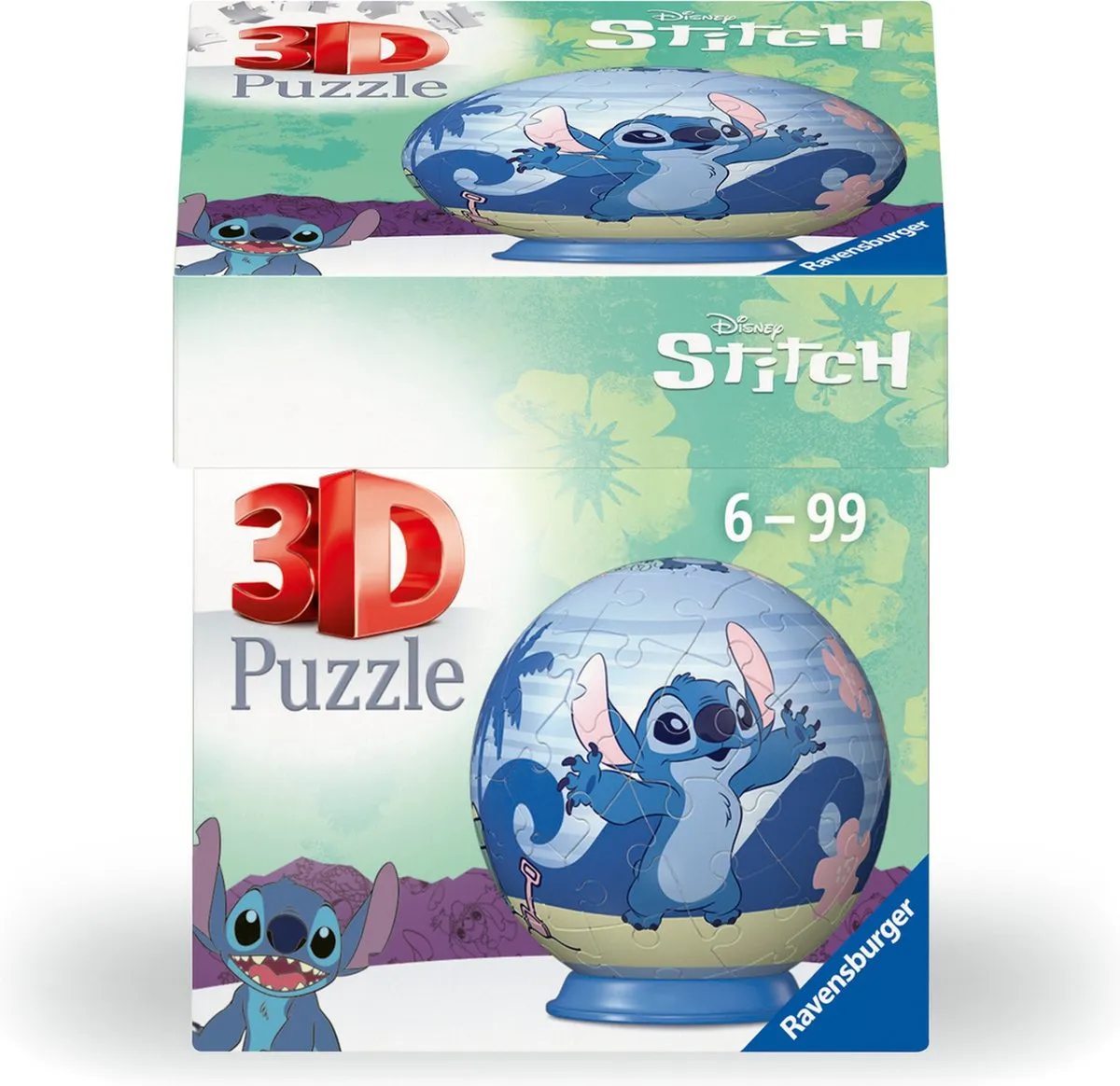 Ravensburger Disney Stitch 3D Puzzelbal 55 Stukjes - MPN 11597