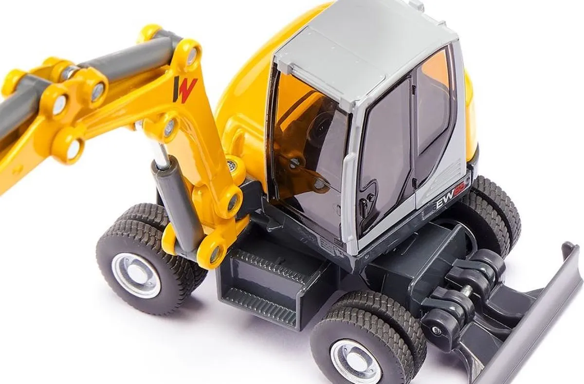 SIKU 3560 Graafmachine Wacker Neuson EW65 - 1:50 - Geel