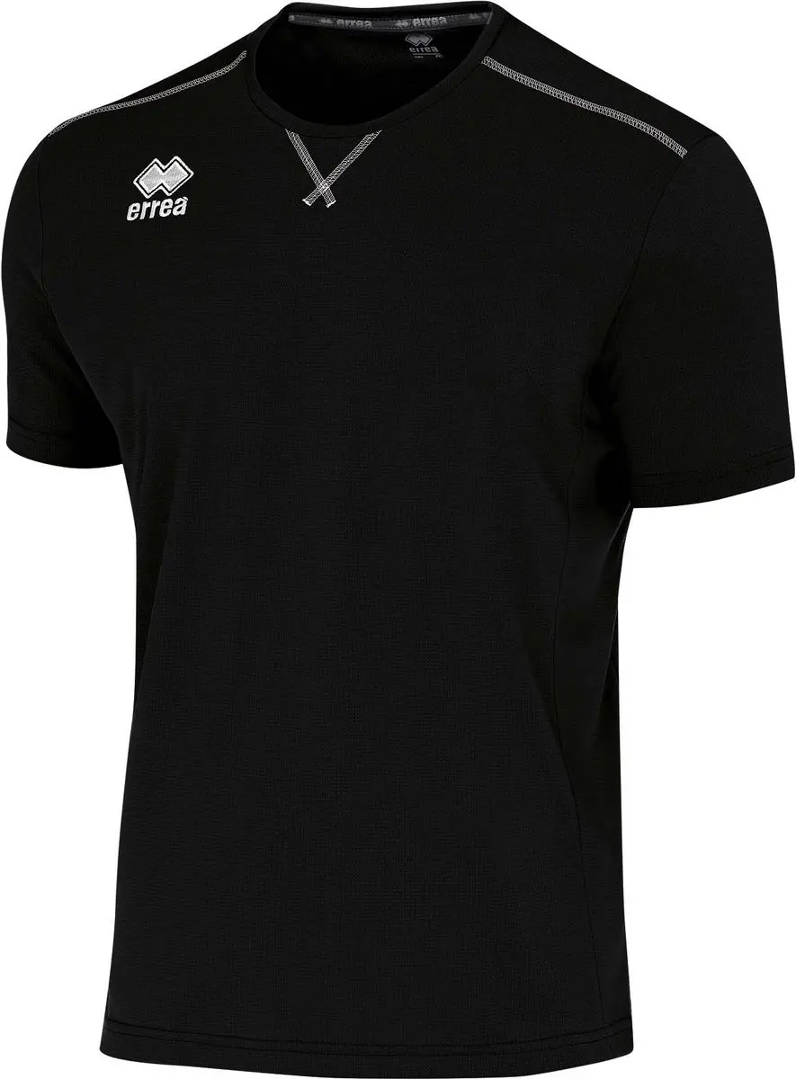 Errea Everton T-Shirt Korte Mouw Jr 00120 Zwart