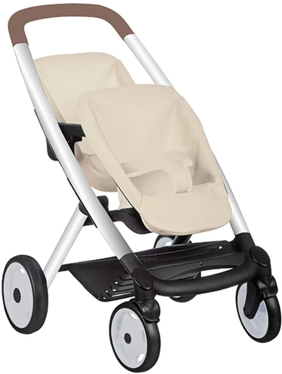 Smoby Maxi Cosy Duowagen 2 Poppen 42cm