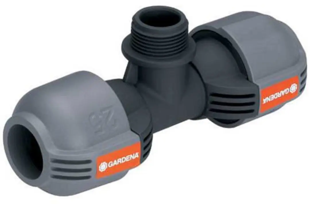 Gardena T-stuk 25mm x 3/4" Buitendraad